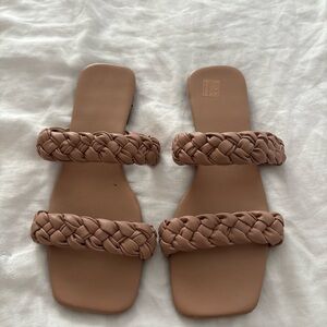 Braided Tan Sandals